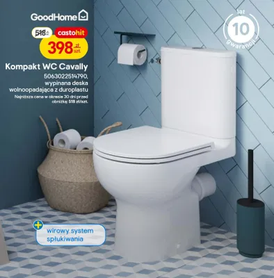 Kompakt WC Cavally  promocja w Castorama