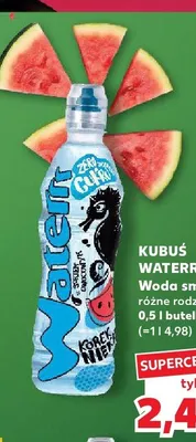 Woda smakowa Kubuś Waterrr promocja w Kaufland