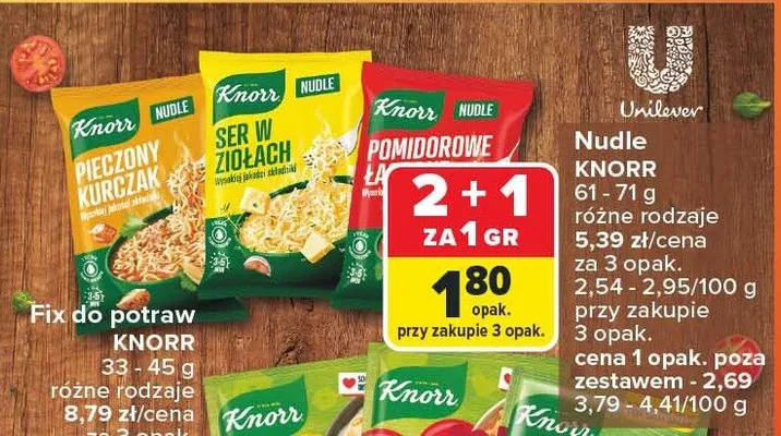 Fix do potraw różne rodzaje promocja w Carrefour