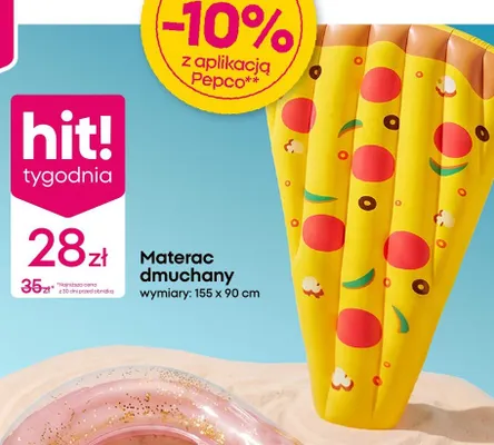 Materac dmuchany promocja w Pepco