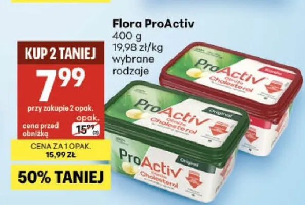 Margaryna Flora ProActiv promocja w Delikatesy Centrum