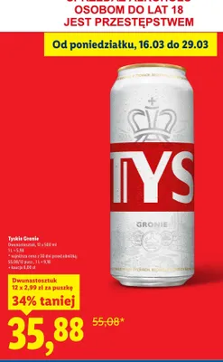 Piwo Gronie dwunastosztuk promocja w Lidl