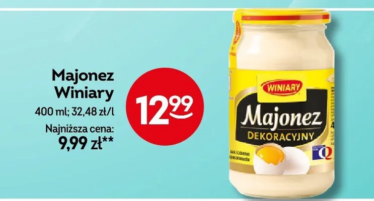 Majonez Dekoracyjny Winiary promocja w Żabka