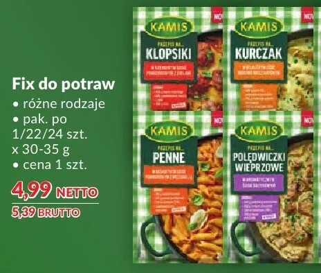 Fix do potraw różne rodzaje promocja w Makro