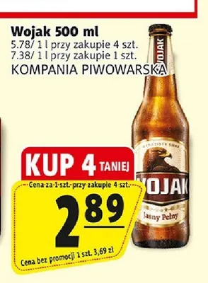 Piwo Wojak promocja w Prim Market