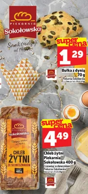 Chleb żytni ze słonecznikiem promocja w TOPAZ