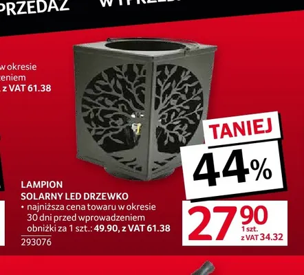 Lampion solarny LED Drzewko promocja w Selgros