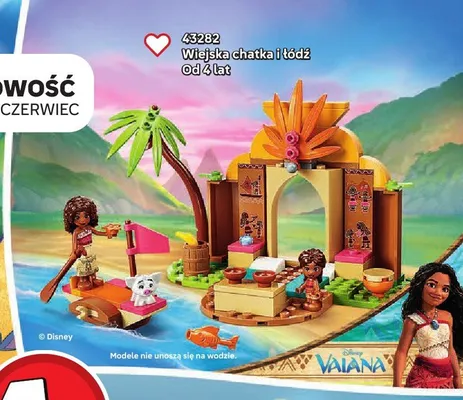 Klocki LEGO Disney 43282 Wiejska chatka i łódź promocja w LEGO