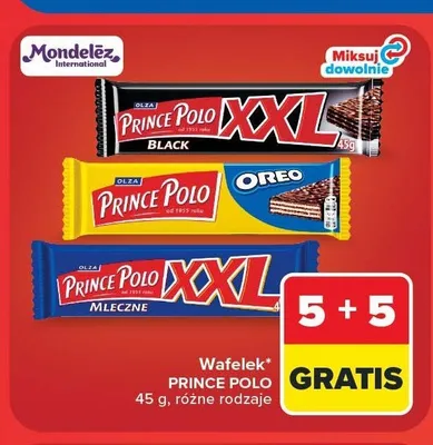 Wafelek Prince Polo Mleczne promocja w Carrefour