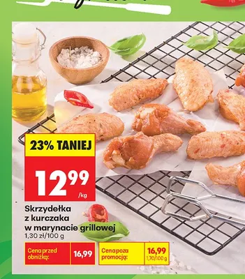 Skrzydełka z kurczaka w marynacie grillowej promocja w Biedronka