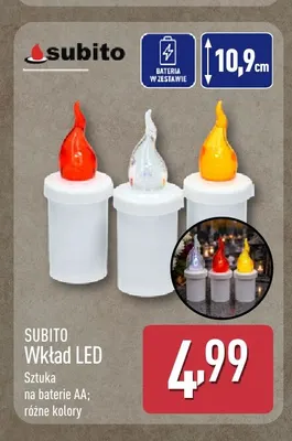 Wkład LED Subito promocja w Aldi