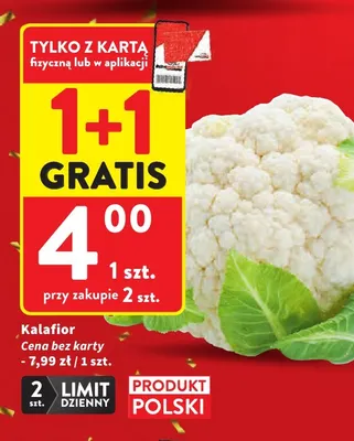 Kalafior promocja w Intermarche