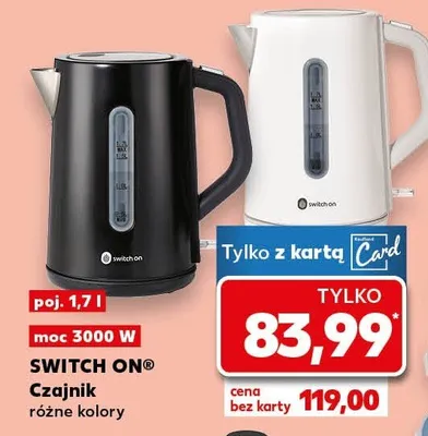 Czajnik różne kolory promocja w Kaufland