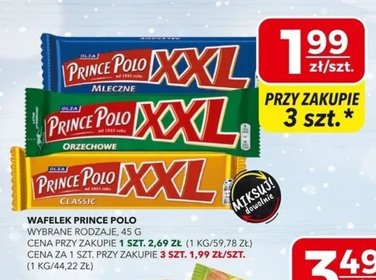 Wafelek orzechowy XXL promocja w Top Market