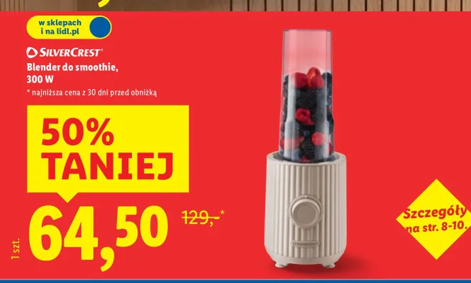 Blender do smoothie, 300W promocja w Lidl