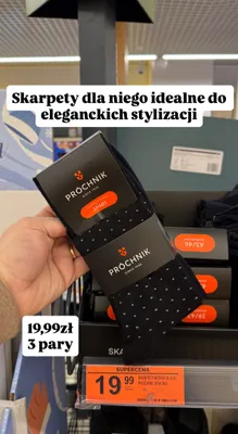 Skarpety męskie długie 3pak mix promocja w Biedronka