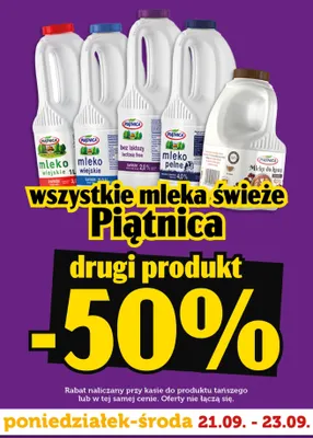 Mleko wiejskie świeże Piątnica 3,2% promocja w TOPAZ
