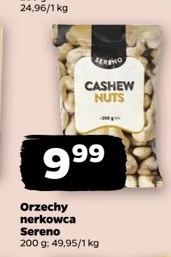 Orzechy nerkowca Sereno promocja w Netto