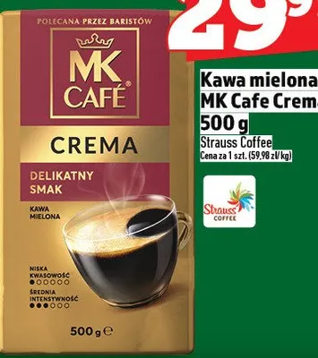 Kawa mielona MK Cafe Crema promocja w TOPAZ
