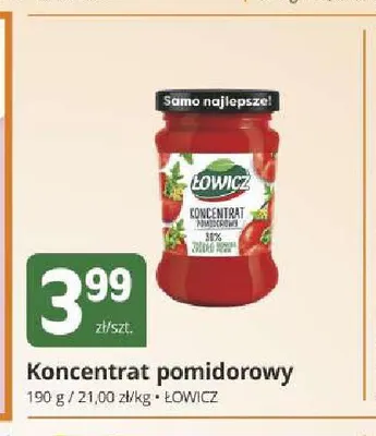 Koncentrat pomidorowy Łowicz promocja w Marketvita