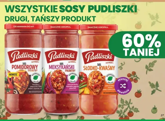 Sosy Pudliszki promocja w Dino