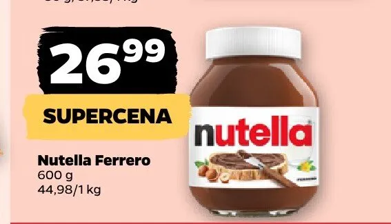 Krem do smarowania Nutella promocja w Netto