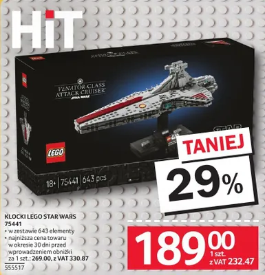 Klocki Lego Star Wars 75441 promocja w Selgros