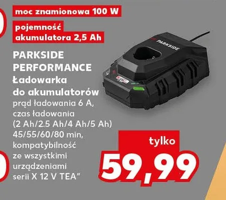 Ładowarka do akumulatorów Parkside Performance promocja w Kaufland