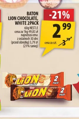 Baton Lion Chocolate 2-pak promocja w Arhelan