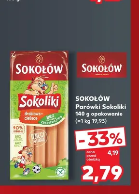 Parówki Sokoliki Sokołów promocja w Kaufland