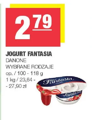 Jogurt Fantasia Danone promocja w SPAR