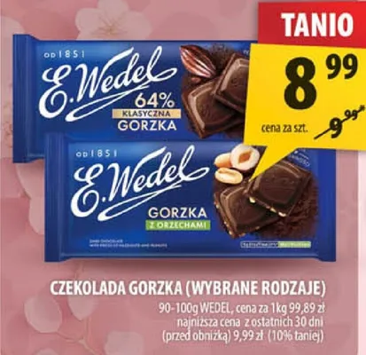 Czekolada gorzka promocja w Arhelan