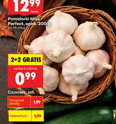 Czosnek promocja w Biedronka