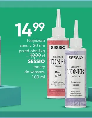 Toner do włosów Sessio Rose Gold promocja w Super-Pharm