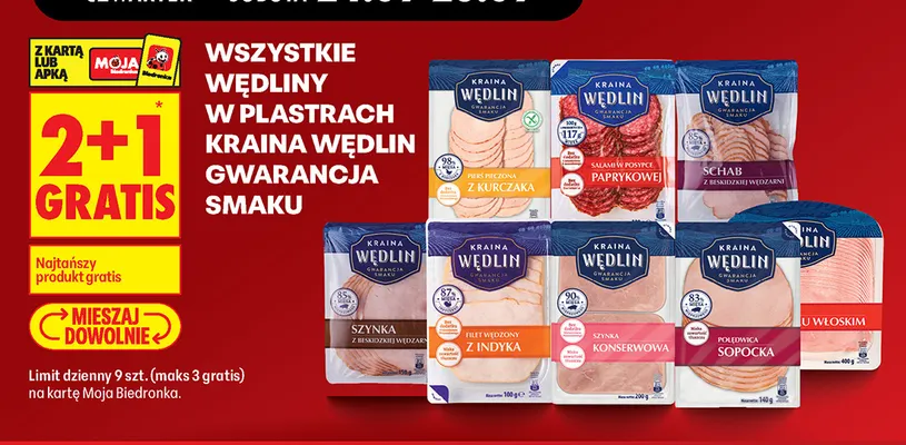 Polędwica sopocka Kraina Wędlin promocja w Biedronka