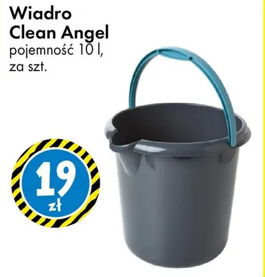 Wiadro Clean Angel pojemność 10 l promocja w Tedi