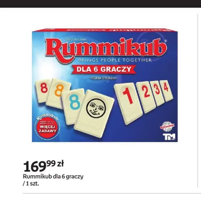 Gra Rummikub dla 6 graczy promocja w Empik