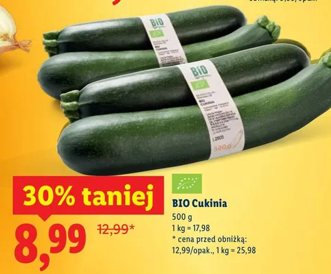 BIO Cukinia promocja w Lidl