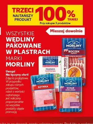 Szynka w plastrach Morliny promocja w Kaufland