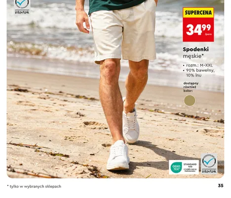 Spodenki męskie promocja w Biedronka