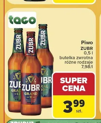 Piwo Żubr promocja w Carrefour