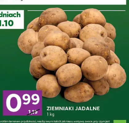 Ziemniaki jadalne promocja w Stokrotka