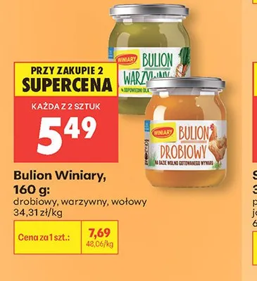 Bulion Winiary warzywny 160g promocja w Biedronka