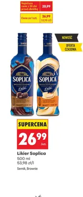 Likier Soplica Brownie promocja w Biedronka