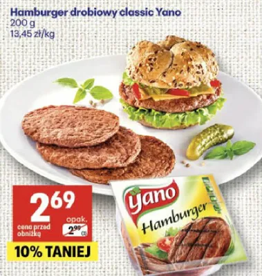 Hamburger drobiowy classic promocja w Delikatesy Centrum