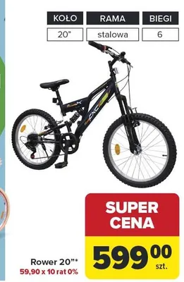 Rower 20" promocja w Carrefour