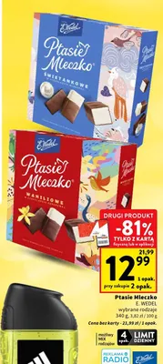 Pianki Ptasie Mleczko waniliowe E. Wedel promocja w Intermarche