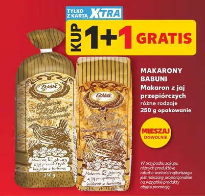 Makaron z jaj przepiórczych promocja w Kaufland