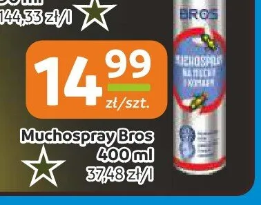 Muchospray Bros 400ml promocja w Społem Częstochowa