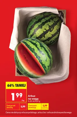 Arbuz promocja w Biedronka